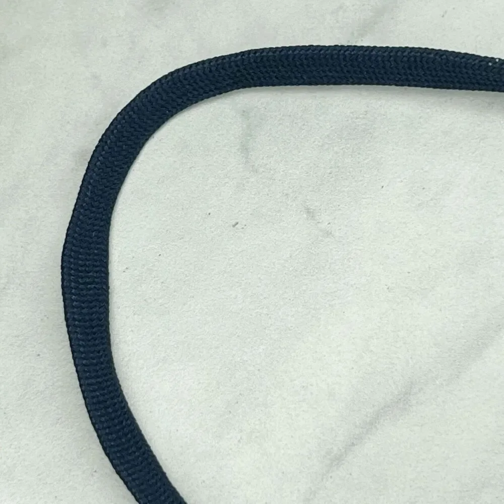 Navy Blue ID Badge Holder Lanyard Necklace
